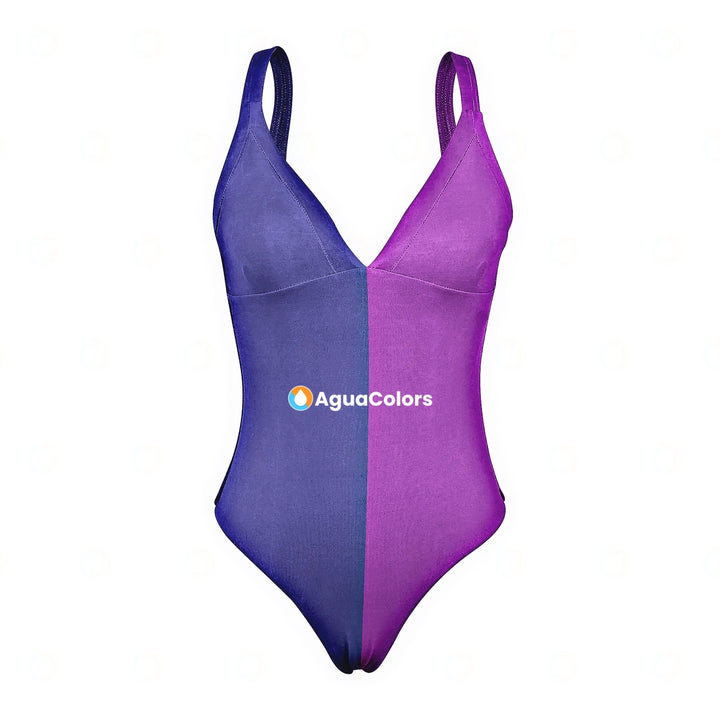  Color Changing V Cut One Piece Swimsuit