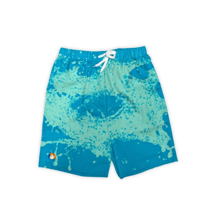 Kid's Color Changing Hydrochromic Swim Trunks - AguaColors